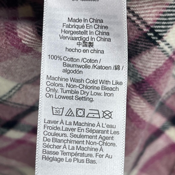 MADEWELL XS Classic Ex-Boyfriend Shirt in Cornado Plaid NC827 - Picture 8 of 9